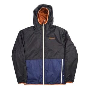 Cotopaxi Teca Calido Hooded Jacket Mens L Reversible Insulated Colorblock Navy